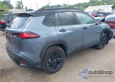 2024 Toyota Corolla Cross Hybrid Nightshade Edition from USA, damaged, VIN 7MUFBABG4RV036424